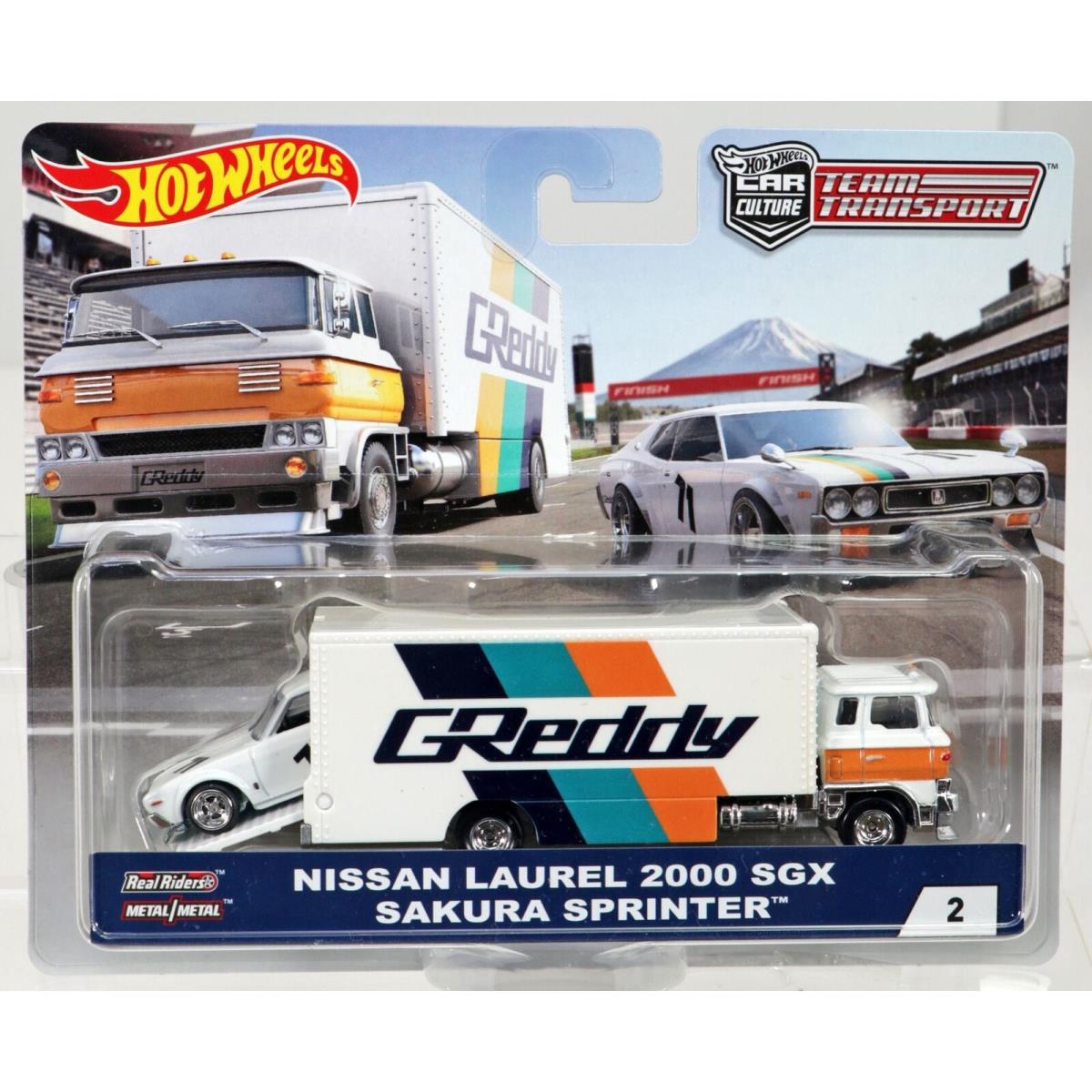 Hot Wheels Nissan Laurel 2000SGX Sakura Sprinter Team Transport Car Cultur FLF59