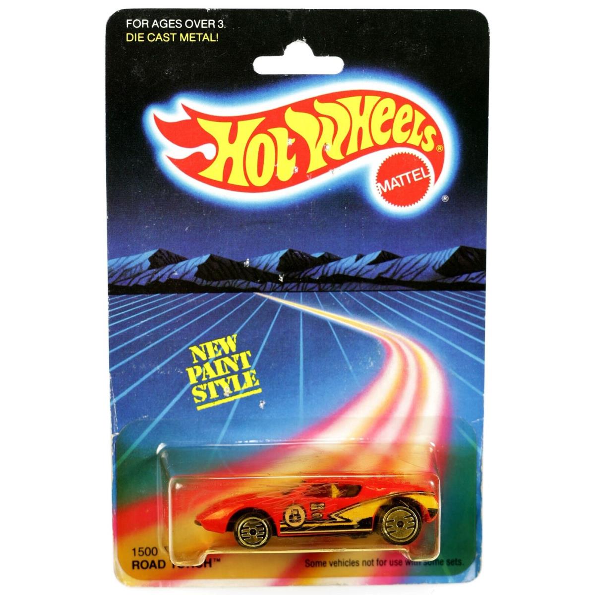 Vintage Hot Wheels Road Torch Speed Fleet Series 1500 Nrfp 1986 Red 1:64