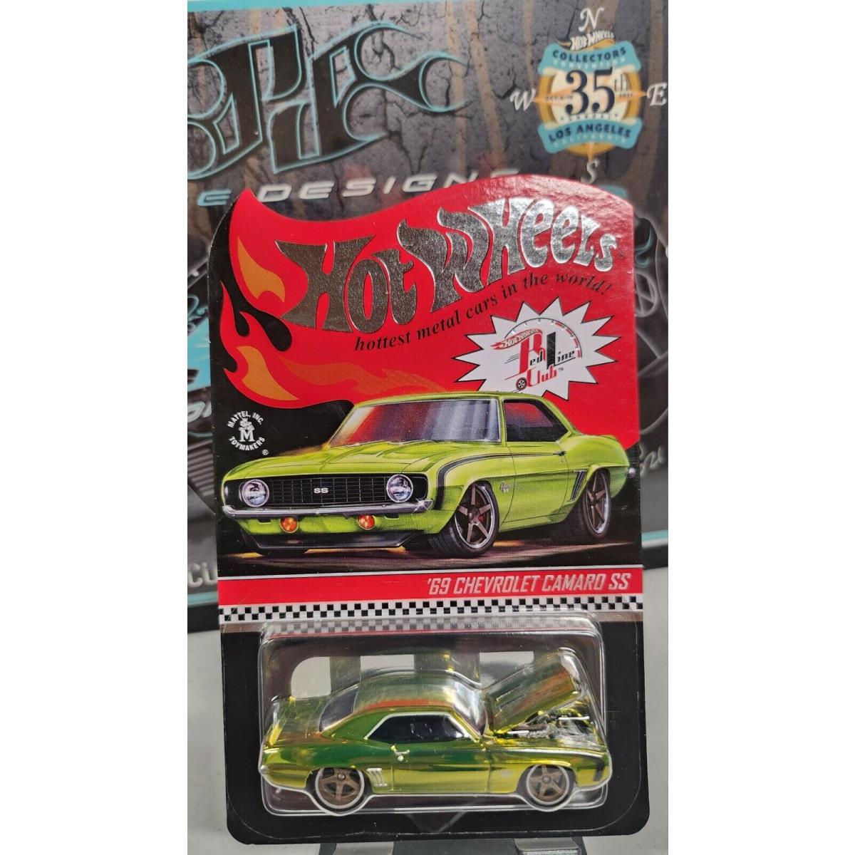 Hot Wheels Rlc Exclusive - `69 Chevrolet Camaro SS - Anti Freeze 04982/30000