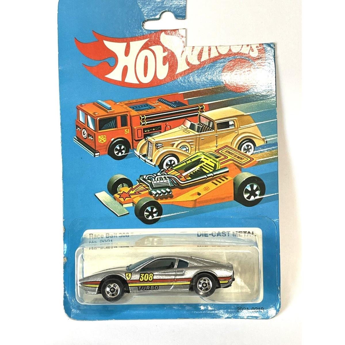 Hot Wheels The Hot Ones Race Bait 308 Ferrari Silver No. 2021