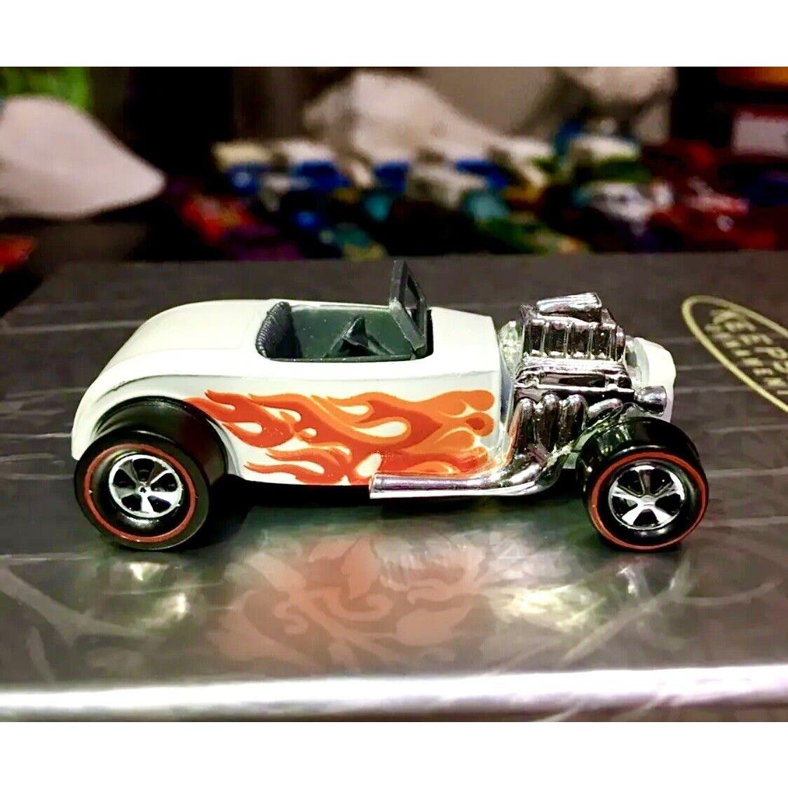 Vintage Hot Wheels 1975 Roadster Hot Rod White Custom Redline Rat Rod