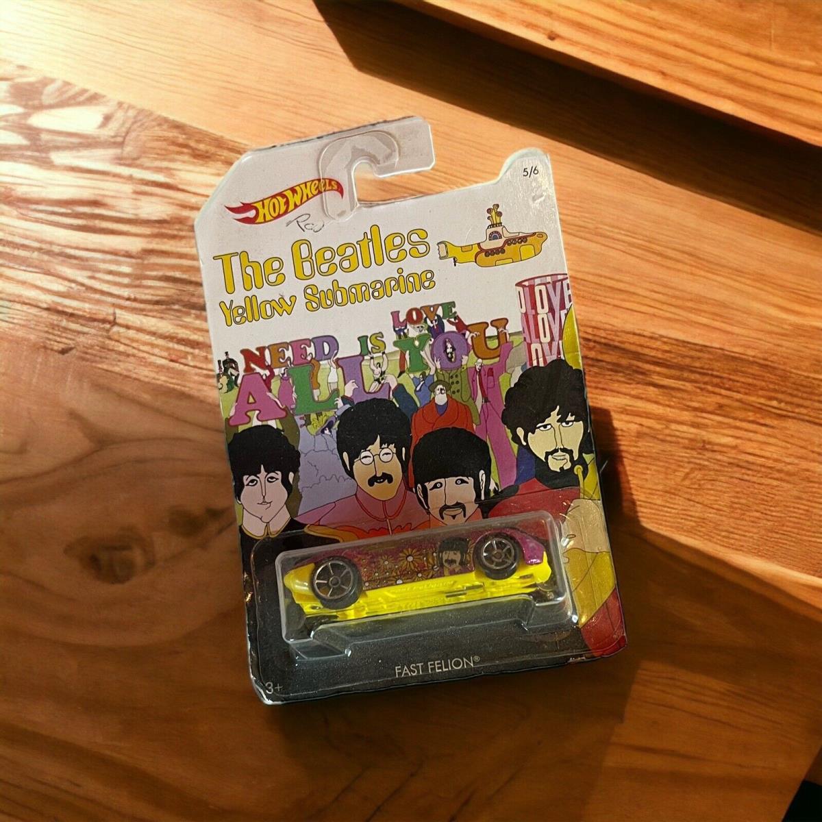 Hot Wheels The Beatles Yellow Submarine Fast Felion Ringo Starr 5/6