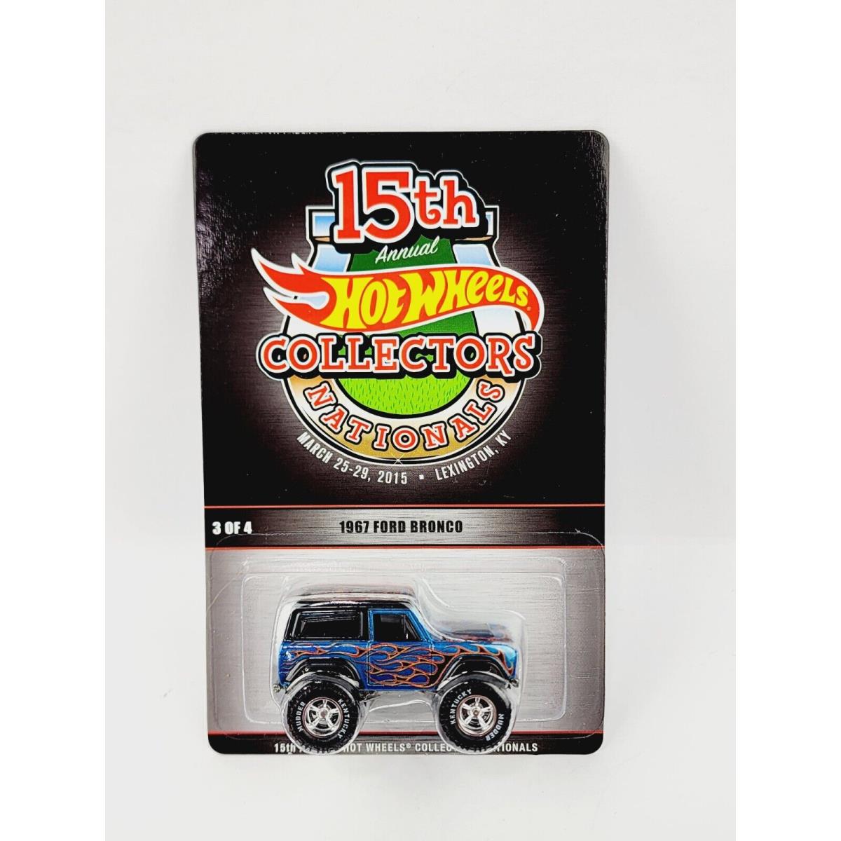 Hot Wheels 15TH Nationals 1967 Ford Bronco 335 Very Nice WT184