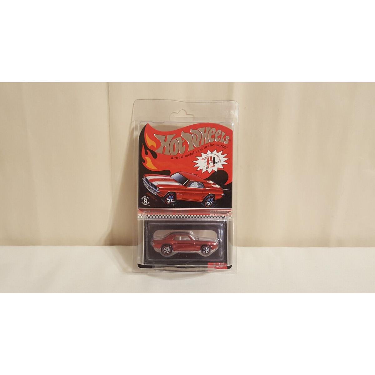 Hot Wheels 2010 Rlc Selections Series Red 69 Camaro 450/4748 W/protecto