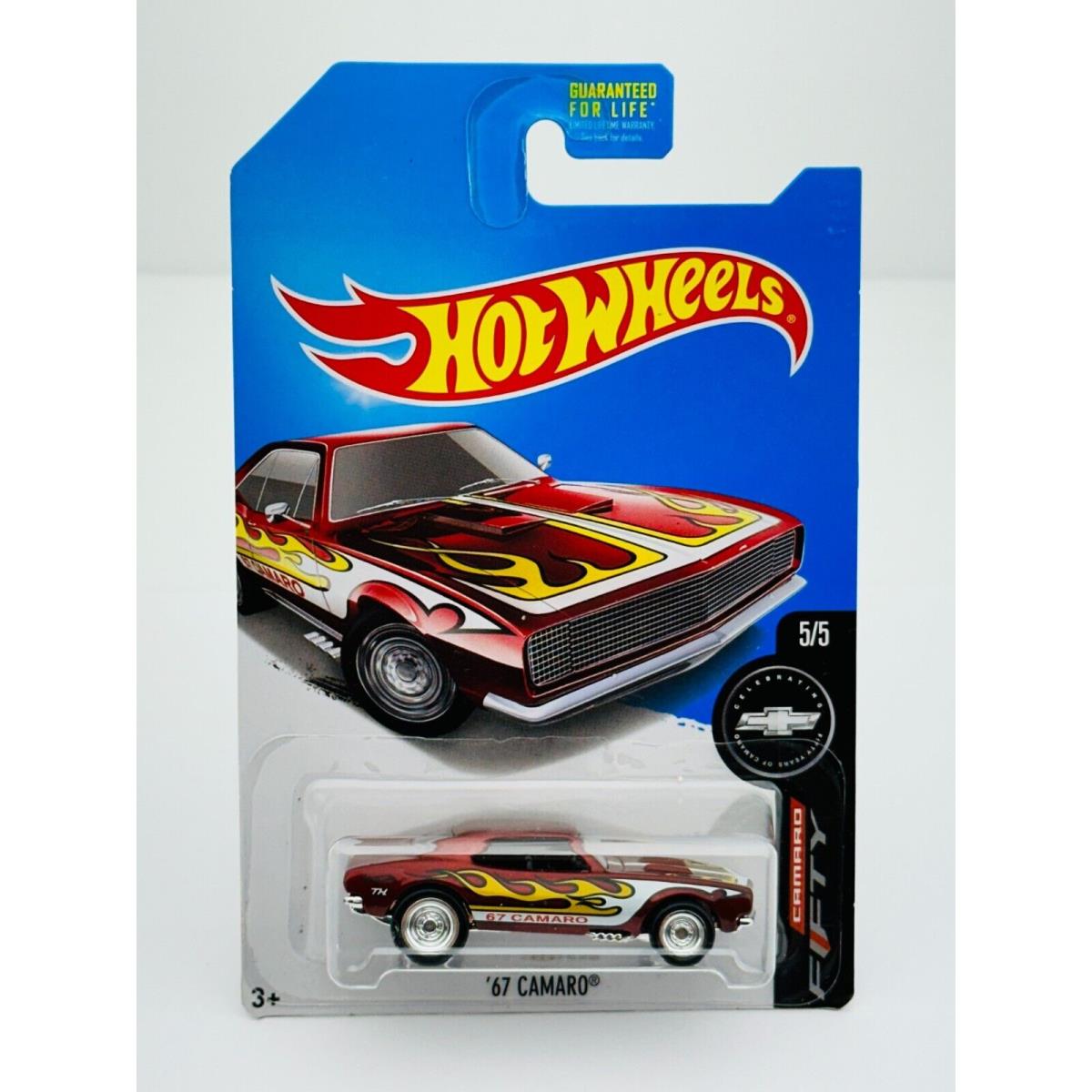 Hot Wheels 2017 Super Treasure Hunt `67 Camaro Red