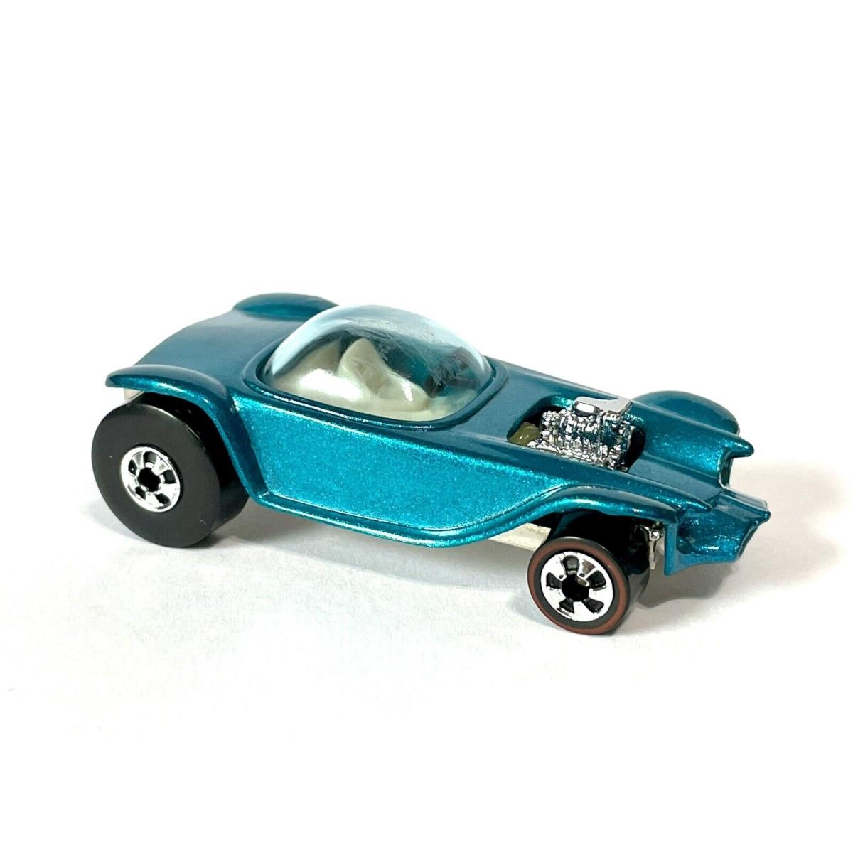 Custom Made - 1993 Hot Wheels Aqua Beatnik Bandit Minty Fat Rear Tires