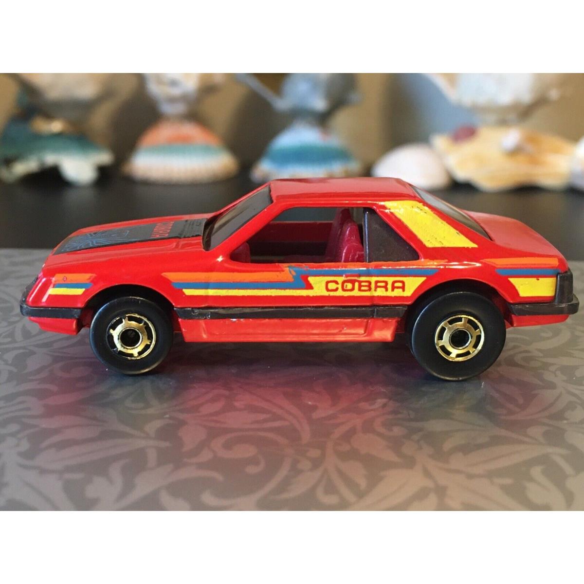 Vintage 1979 Hot Wheels Turbo Mustang Cobra Rare Color Stripes