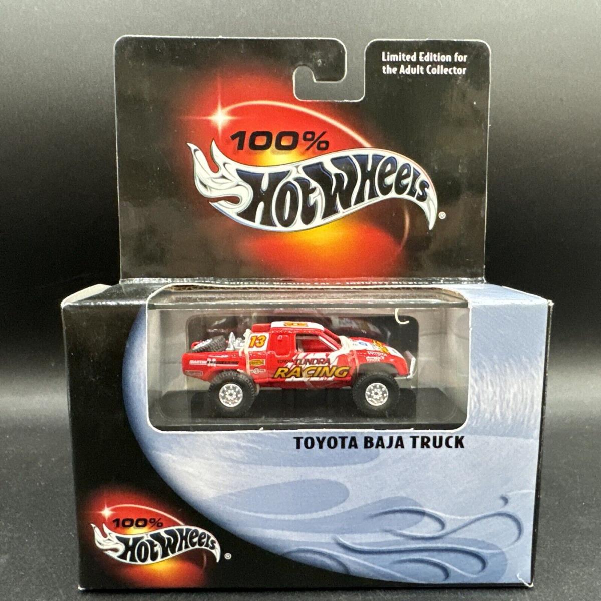 2000 Hot Wheels Red Toyota Baja Truck Black Box Tundra Racing 13