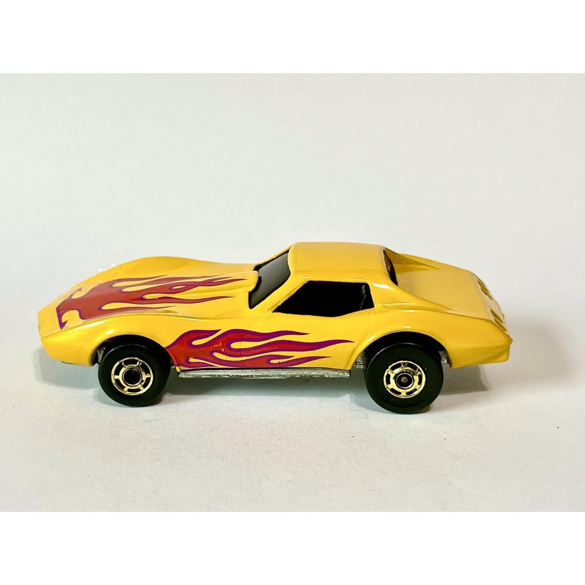 Hot Wheels Custom Made Vette Gold Hot Ones 1988 Yellow Cts 1:64