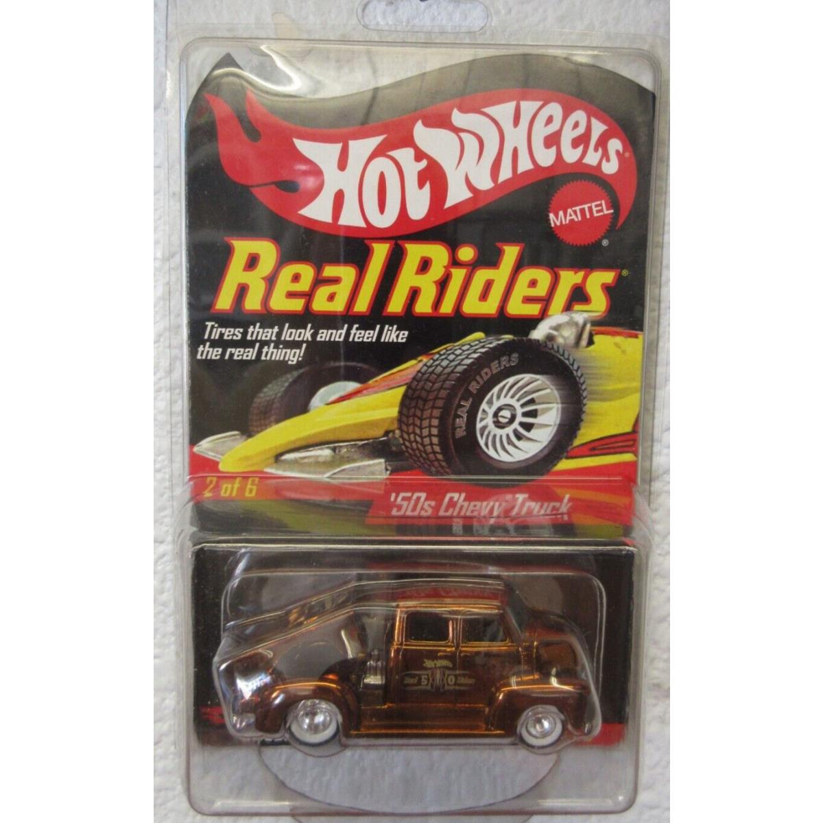 Rlc Red Line Club Car 2007 Real Riders Hot Wheels `50s Chevy Truck M