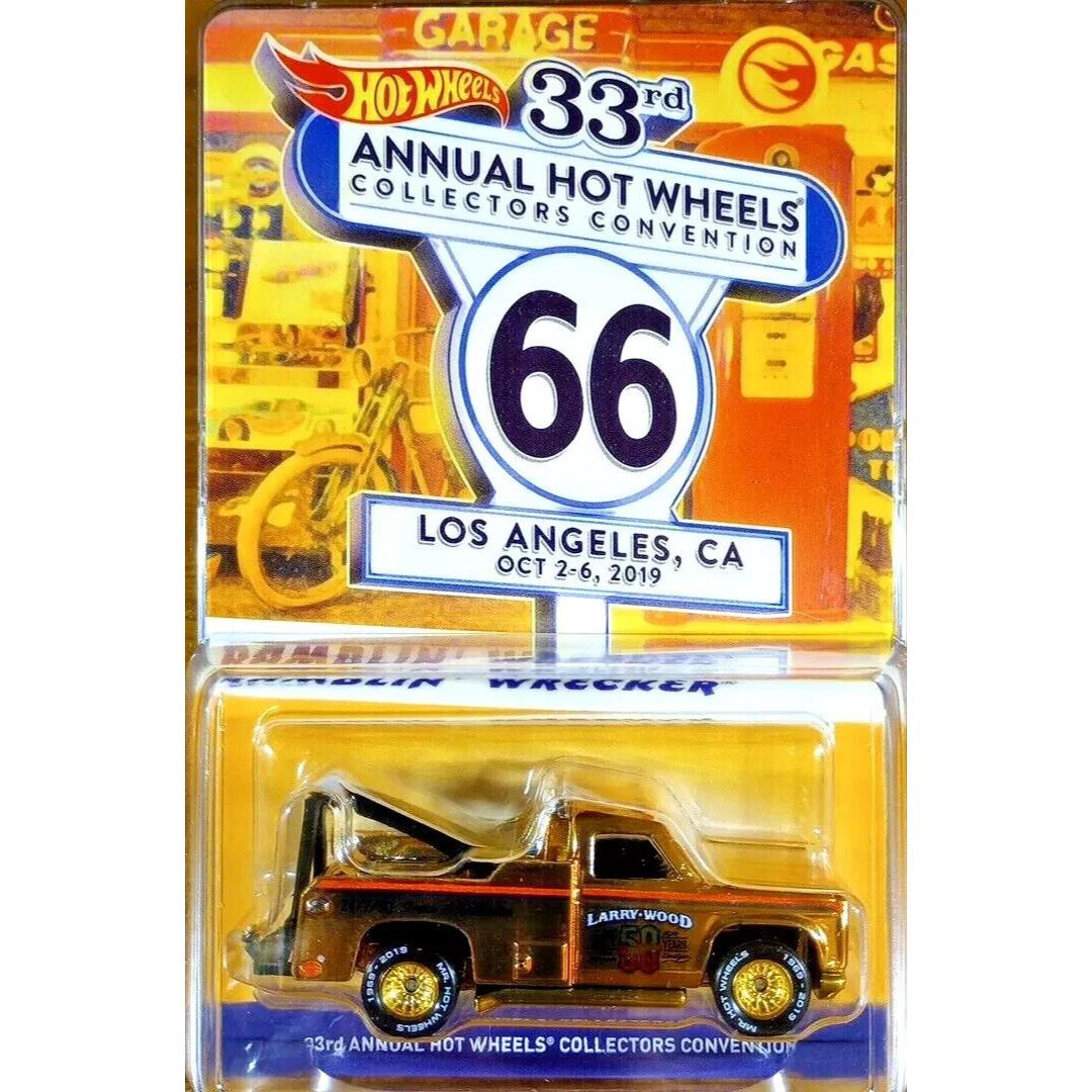 Hot Wheels Larry Wood Ramblin Wrecker 1689 Gold 33rd Collectors Convention