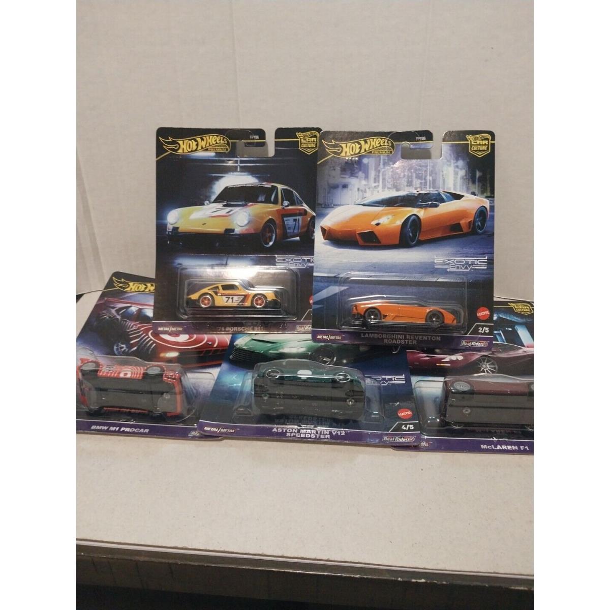 2024 Hot Wheels Exotic Envy Car Culture Set Of 5