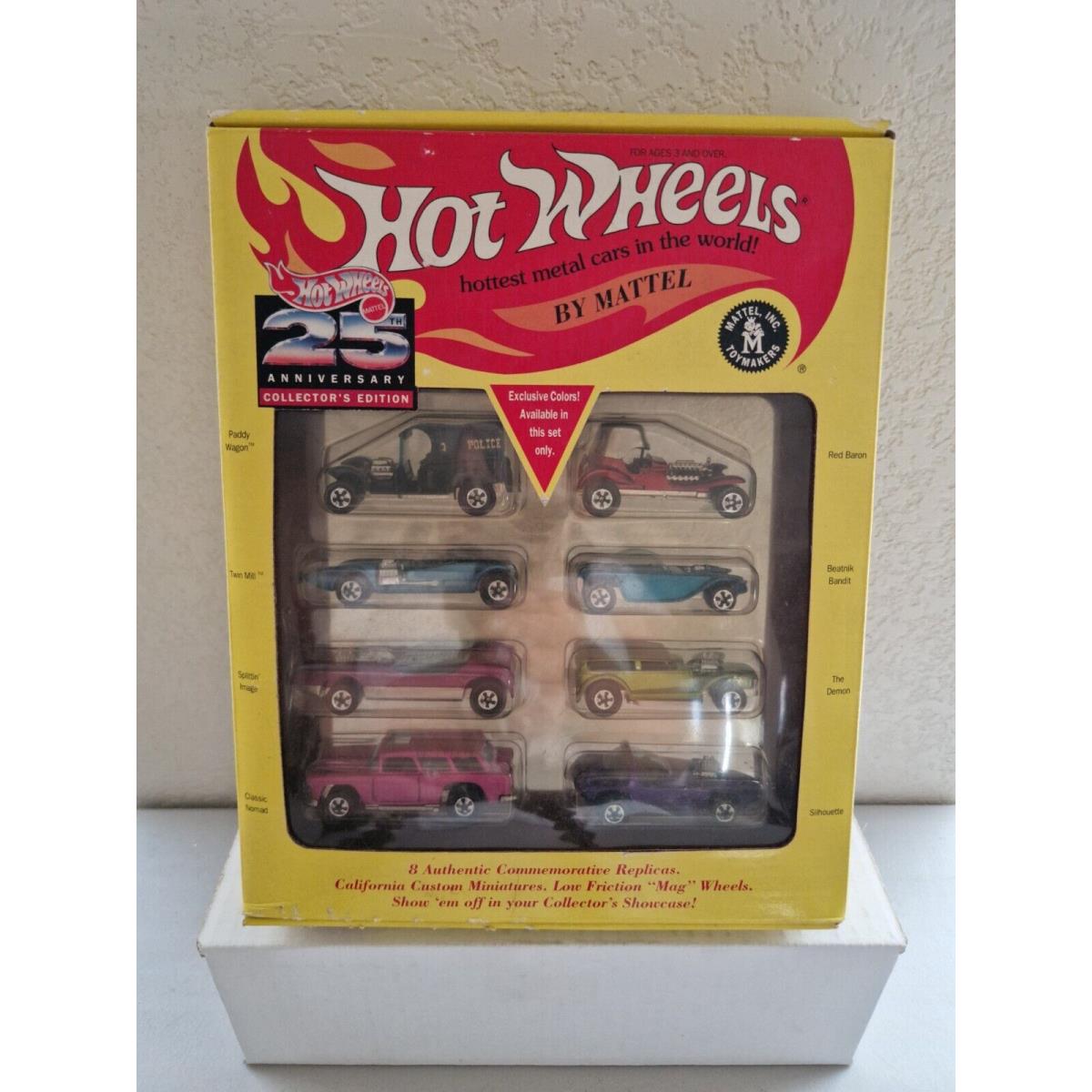 Hot Wheels 25th Anniversary Collector`s Edition 8 Pack C94