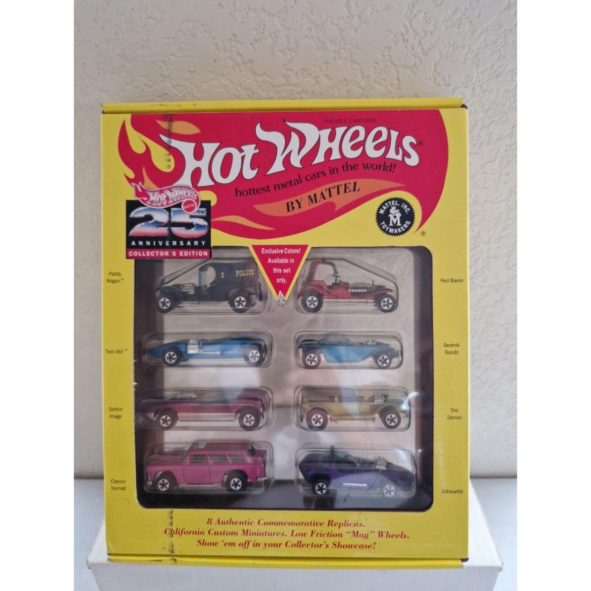 1993 Hot Wheels 25th Anniversary Collector`s Edition 8 Pack C94