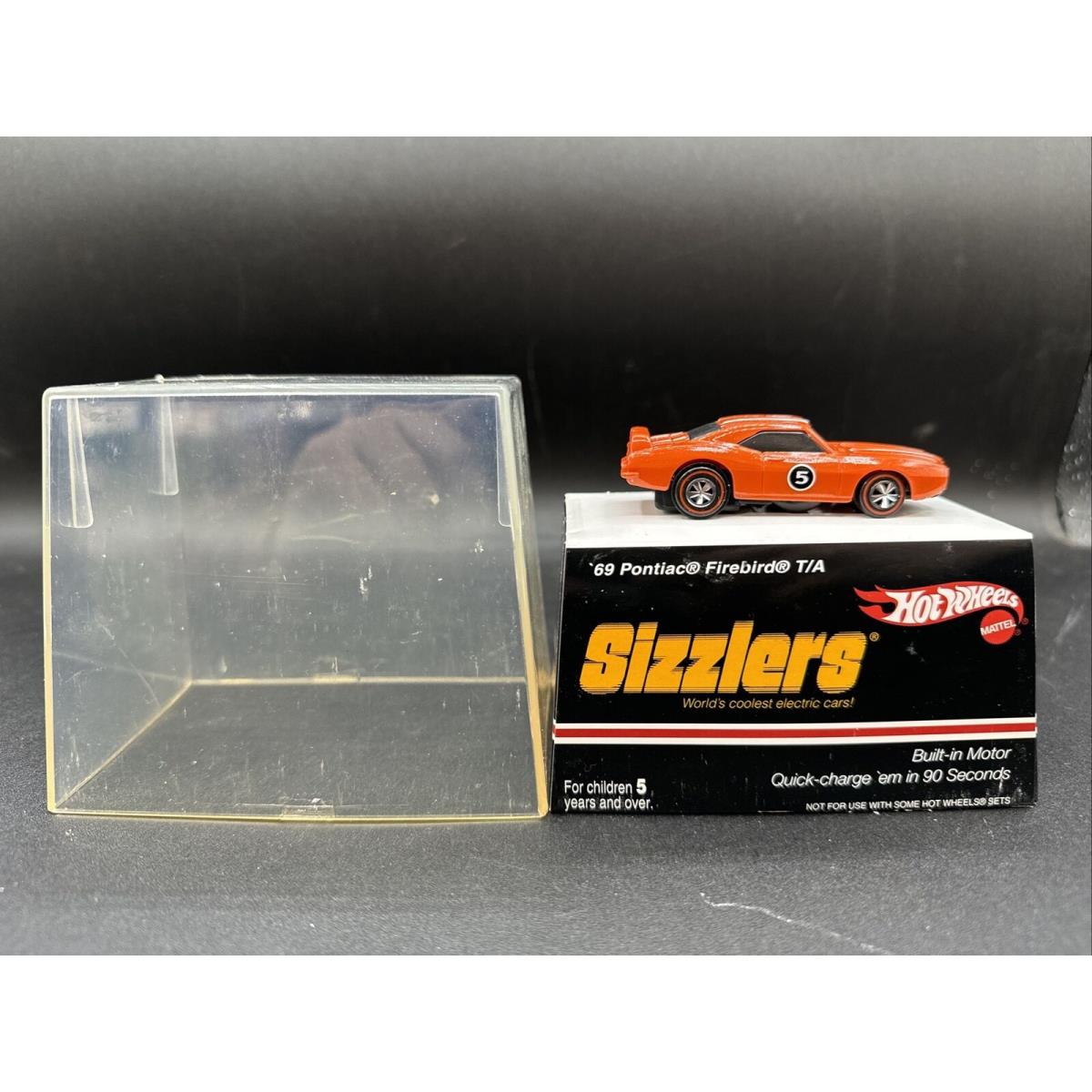 2006 Hot Wheels Sizzlers Redlines Orange 69 Pontiac Firebird T/a Off Rubber Band