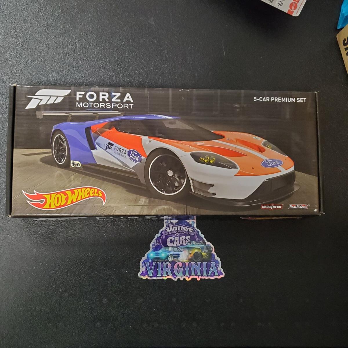 Hot Wheels 2017 Forza Motorsport 5 Set Porsche 911 Gt3 356 Ford GT 73 Bmw Pagani