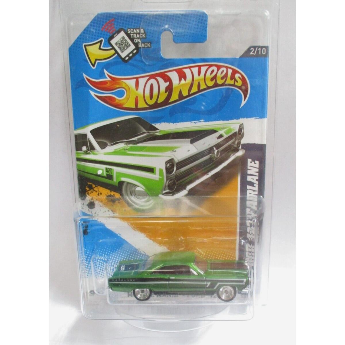 Hot Wheels Super Treasure Hunt `66 Ford 427 Ford Fairlane W/protector