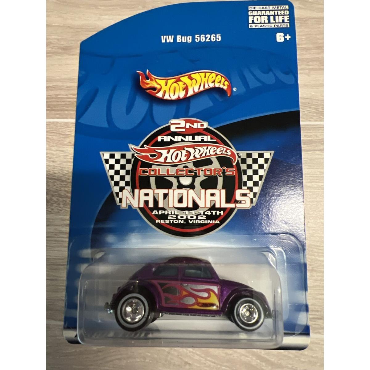 Hot Wheels Volkswagen VW Bug 56265 2nd Annual Nationals 2002