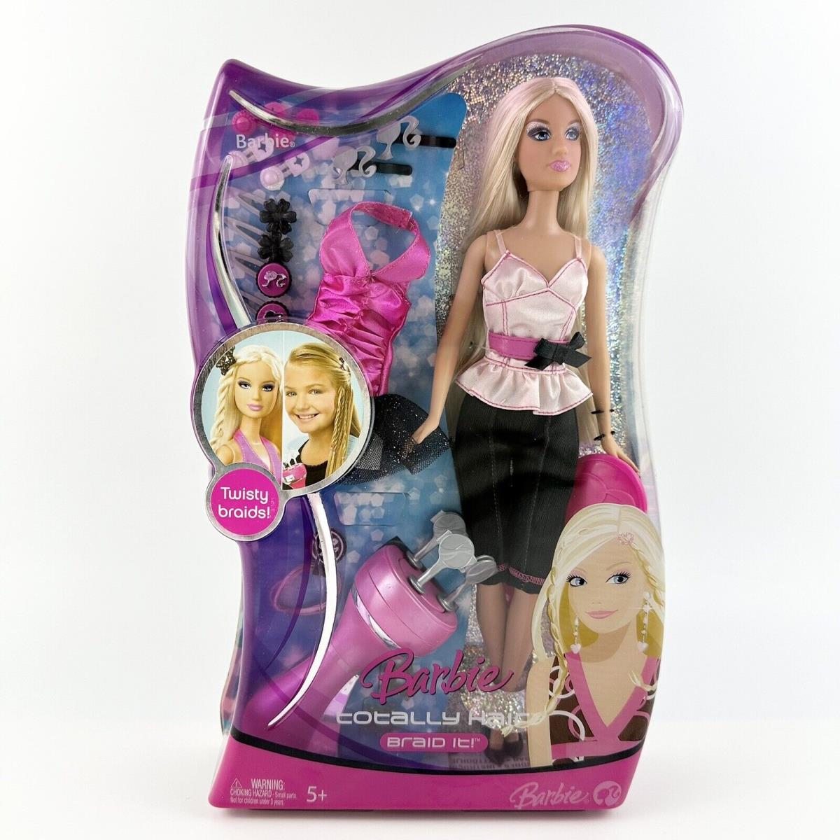 Barbie 2007 Totally Hair Braid It Playset Mattel M6394