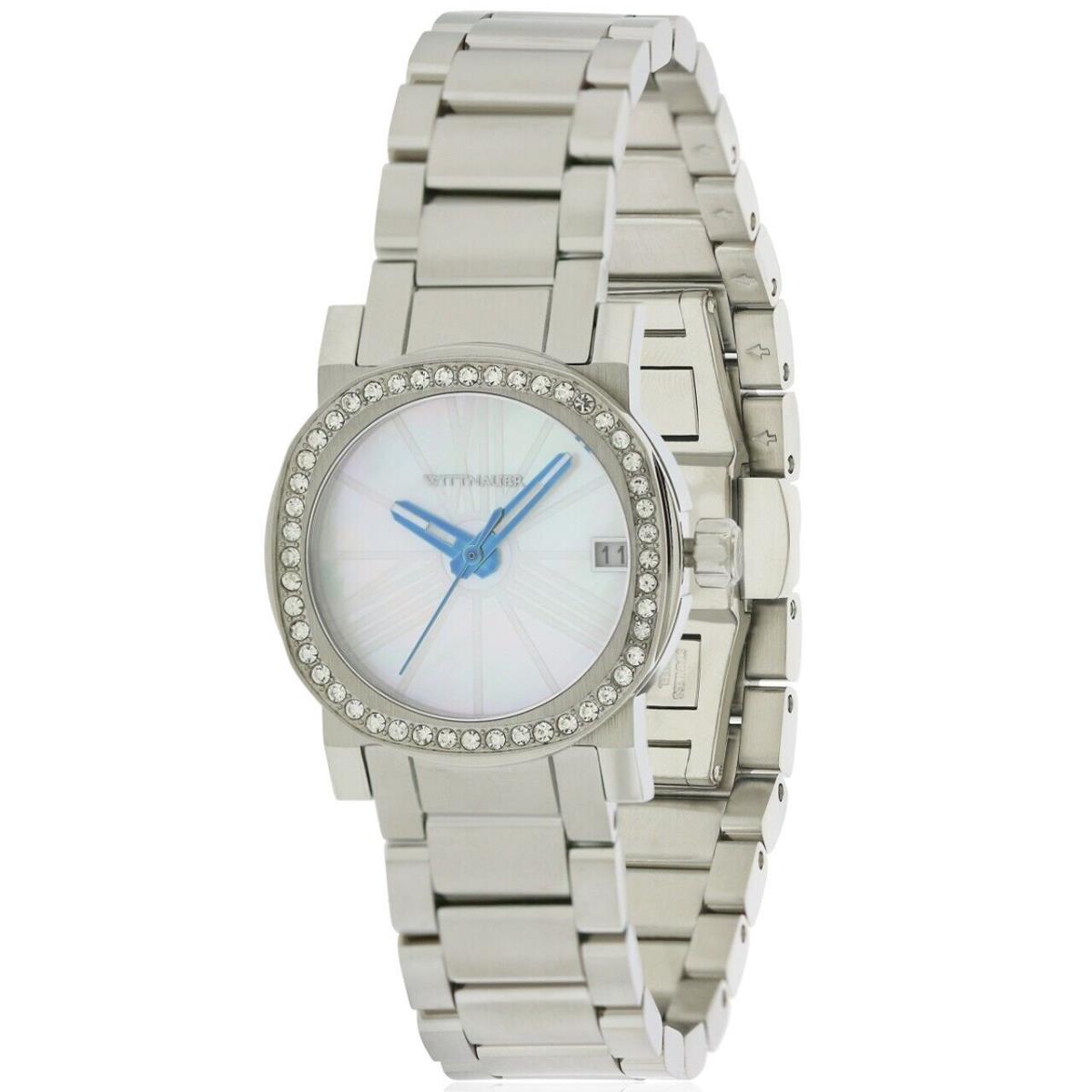 Wittnauer Women`s Stainless Steel Mother of Pearl Dial Watch WN4000