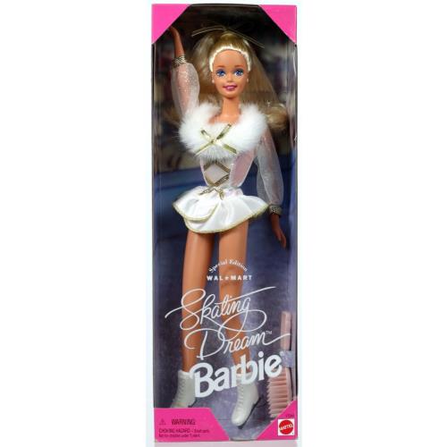 Skating Dream Barbie Doll Wall Mart Special Edition 17244 Nrfb 1996 Mattel