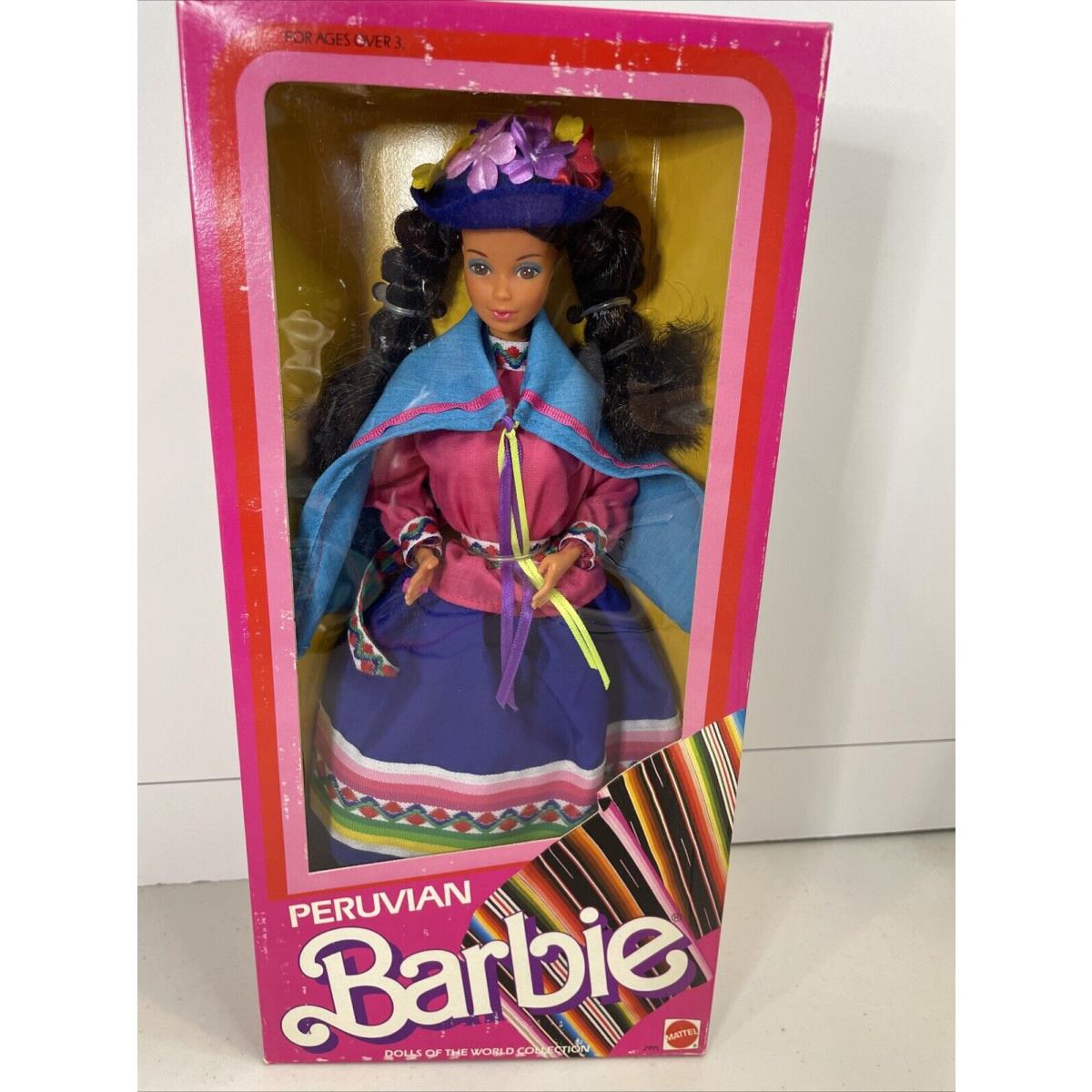 1985 Peruvian Barbie Dolls of The World Collection 2995