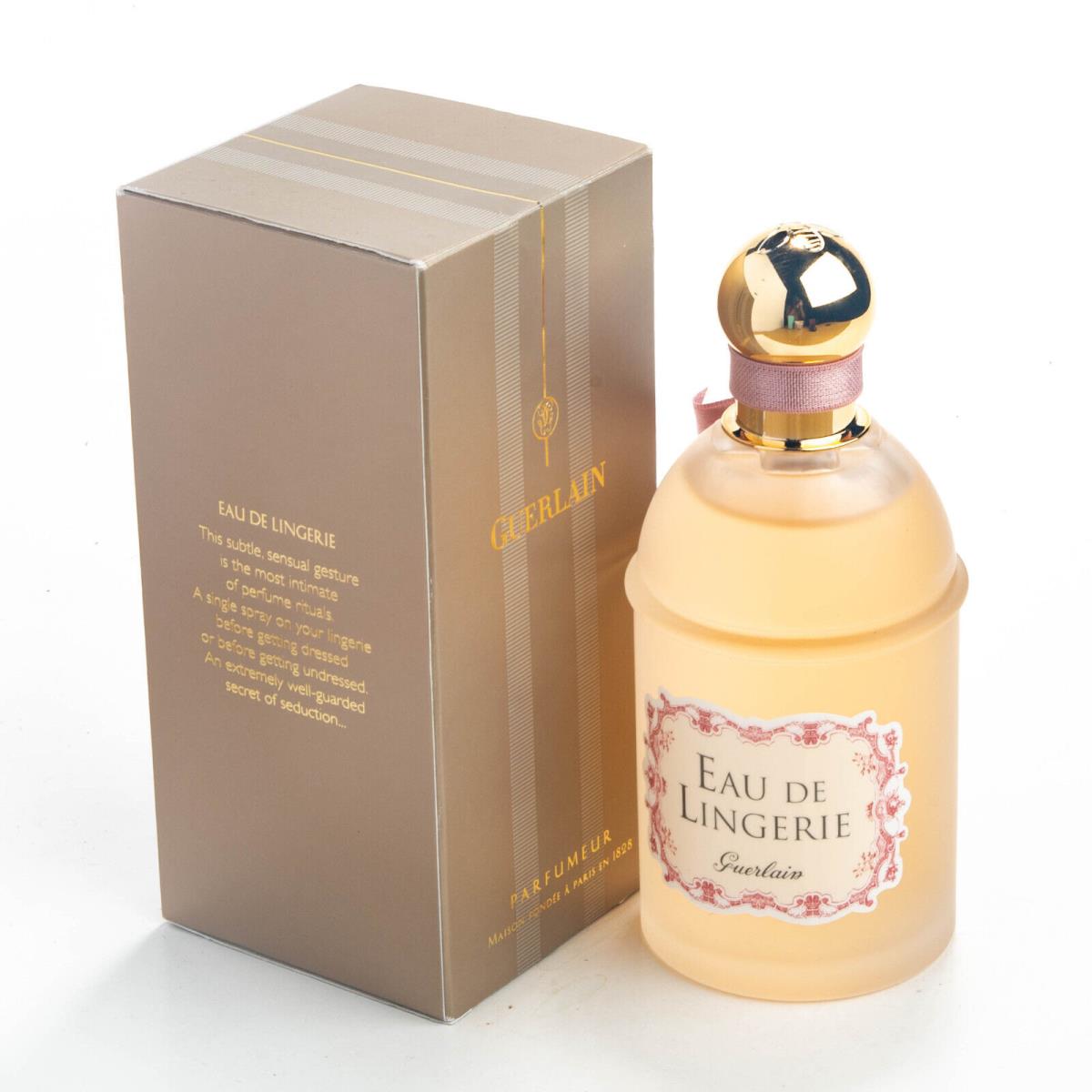 Guerlain Eau de Lingerie Edt Toilette 4.2OZ 125ml Vintage Womens Perfume