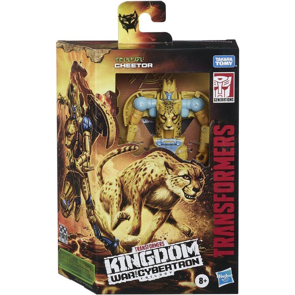 Toys Generations War For Cybertron: Kingdom Deluxe WFC-K4 Cheetor Action