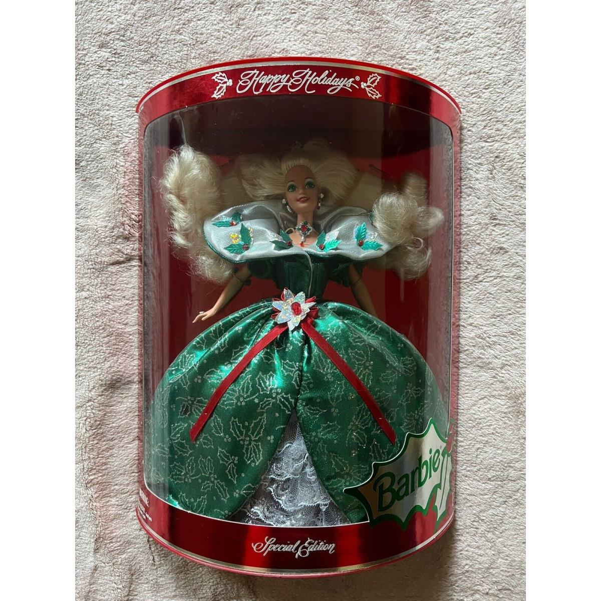 Barbie 1995 Happy Holidays Special Edition In Package