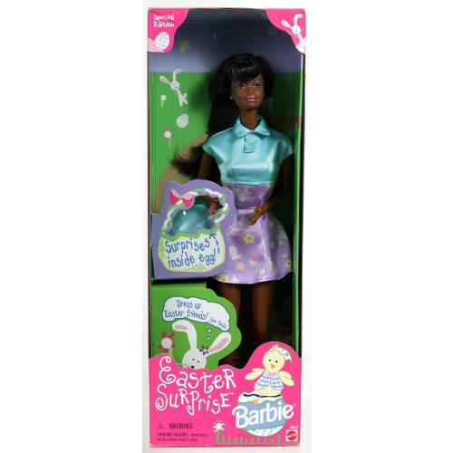 Easter Surprise Black Barbie Doll Special Edition 20543 Nrfb 1998 by Mattel