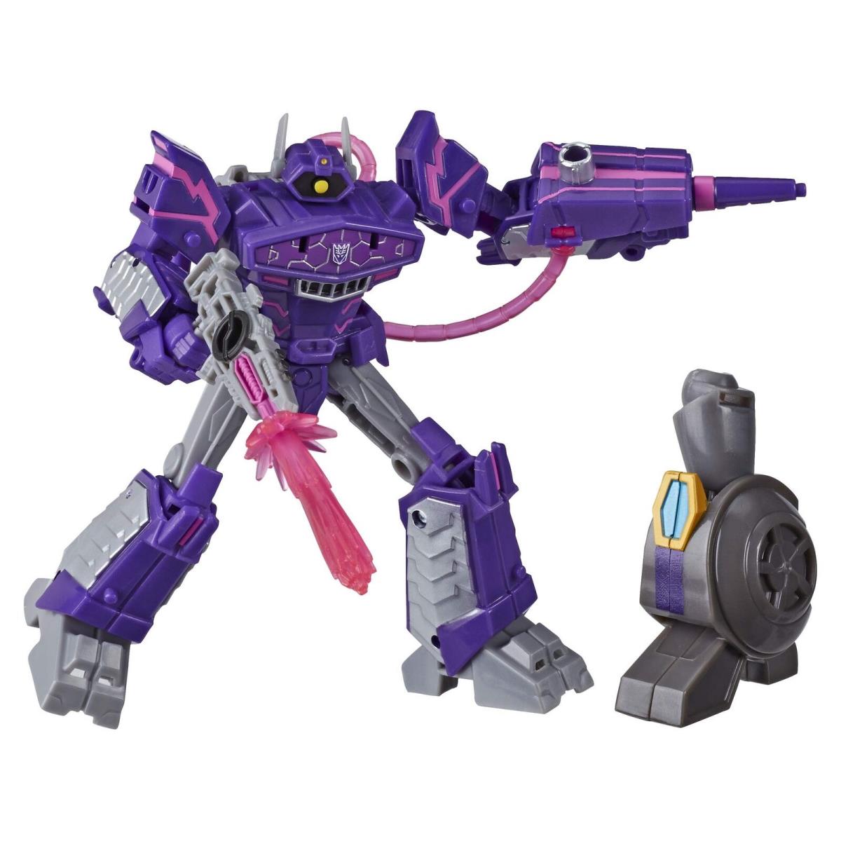 Transformers Toys Cyberverse Deluxe Class Shockwave Action Figure Shock Blast A