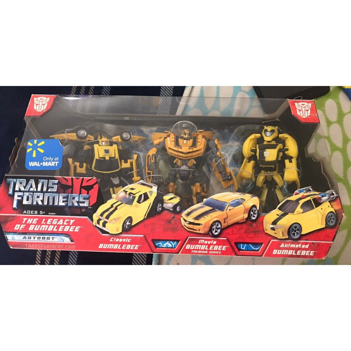 Transformers Movie Bumblebee Legacy 3 Rare Pk 2007 Walmart