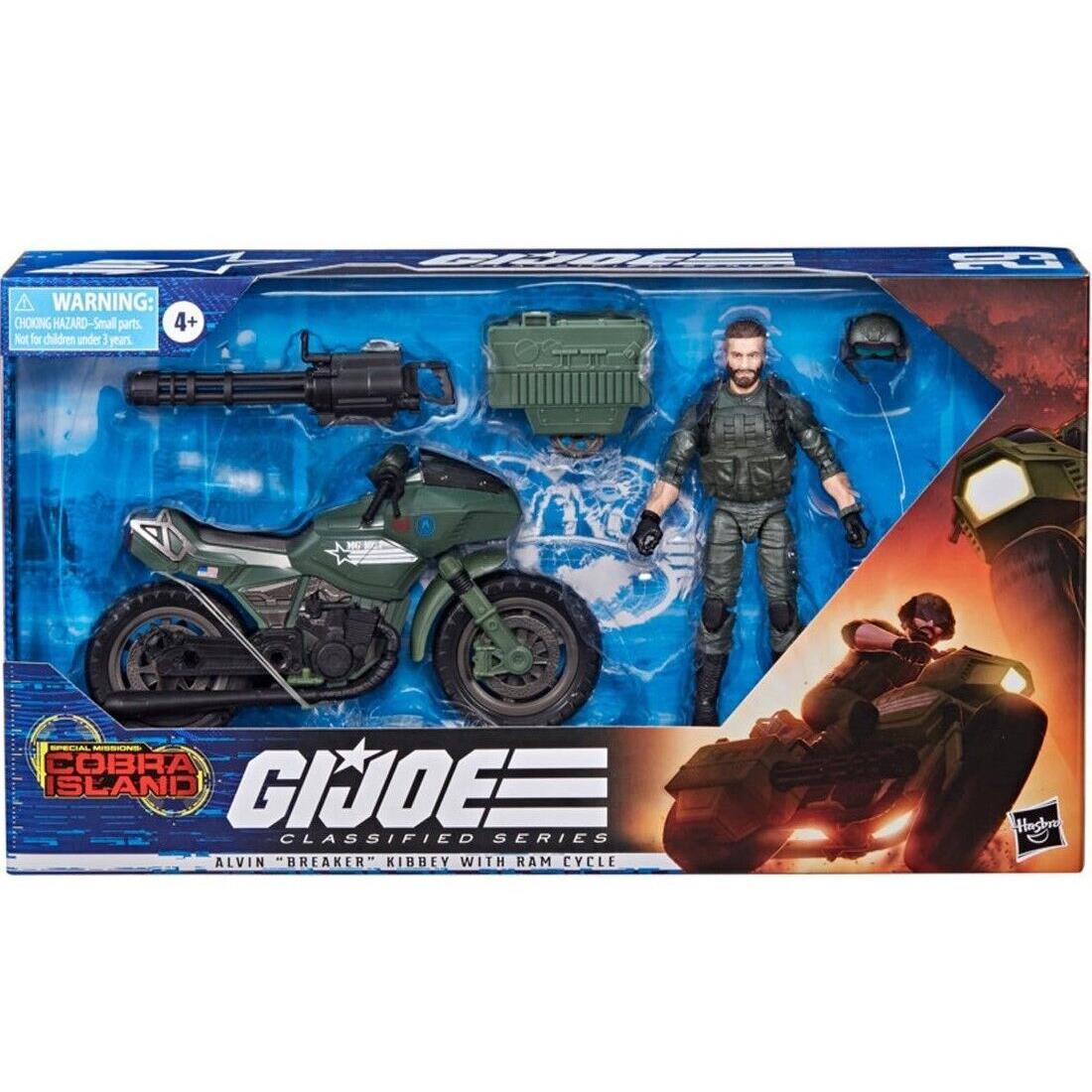 Classified Series Alvin Breaker Kibbey with Ram Cycle Action Figure Vehicle