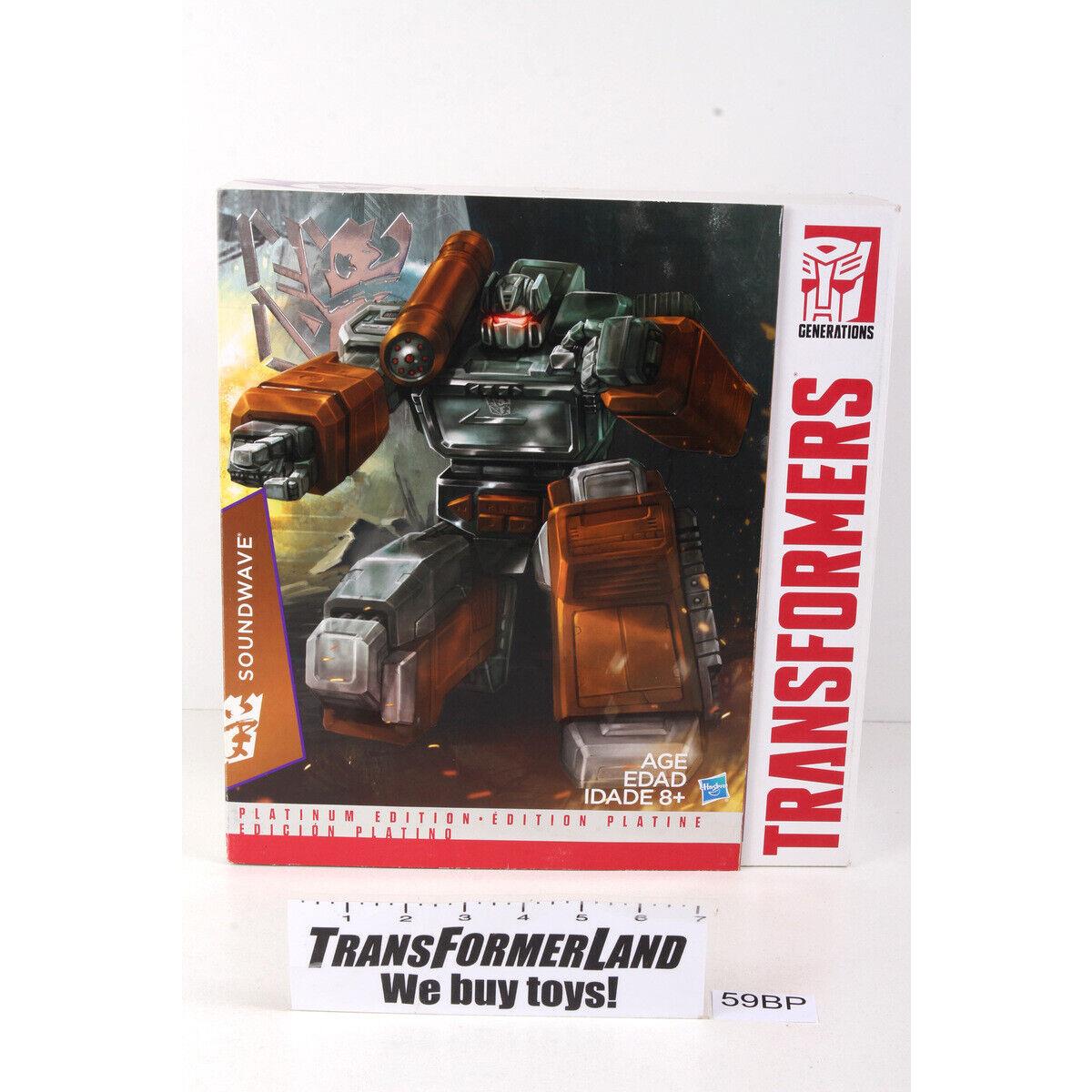 Soundwave Year of The Goat Misb Masterpiece Platinum Edition Transformers