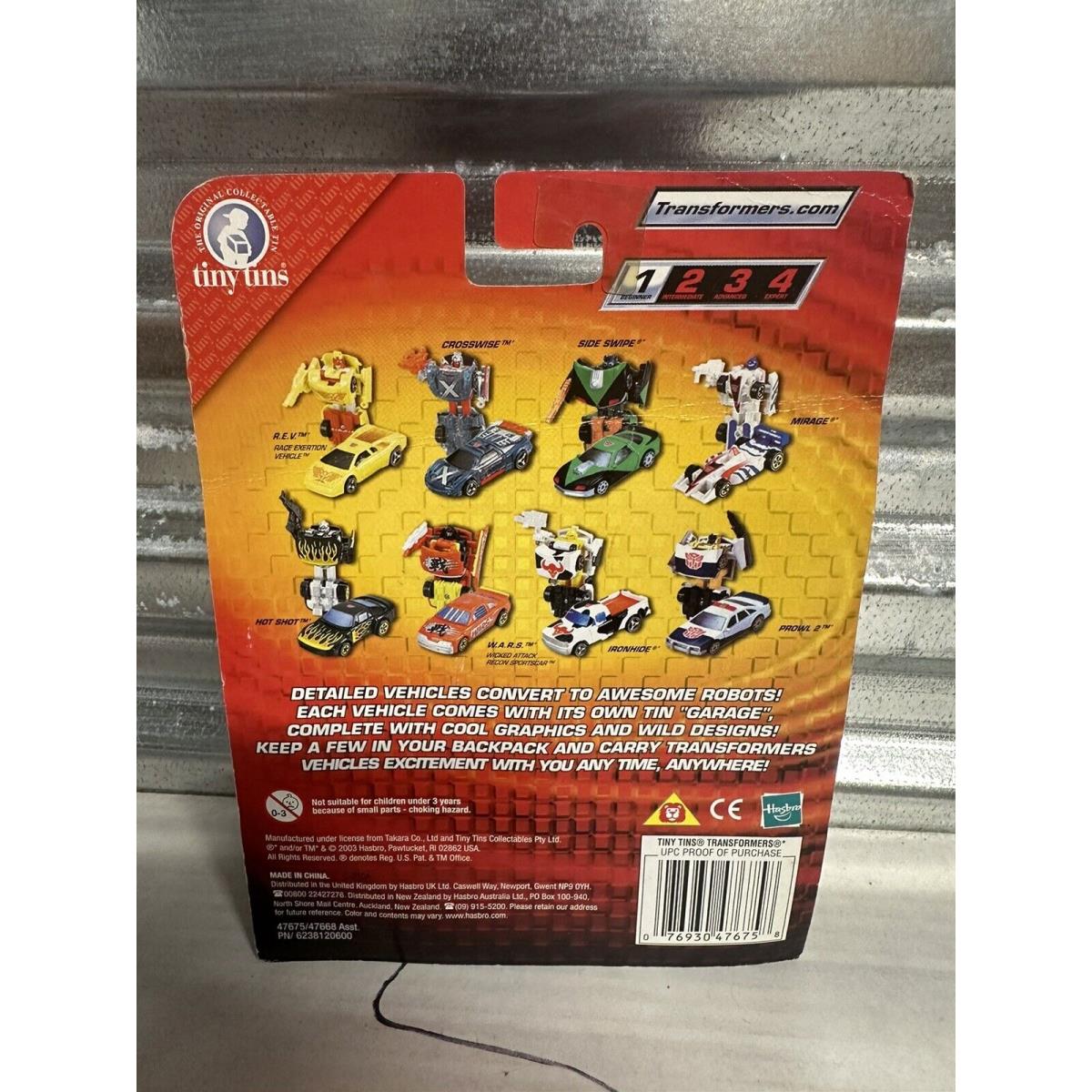 Transformers Robots In Disguise Rid Tiny Tins Complete Set Of 8 Mirage Ironhide