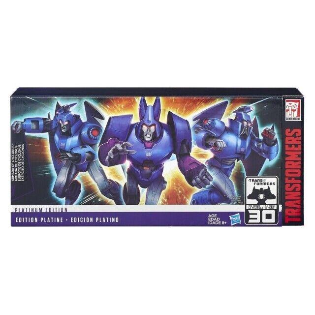 Armada of Cyclonus Scourge Sweep Set of 3 Transformers Platinum Edition Hasbro