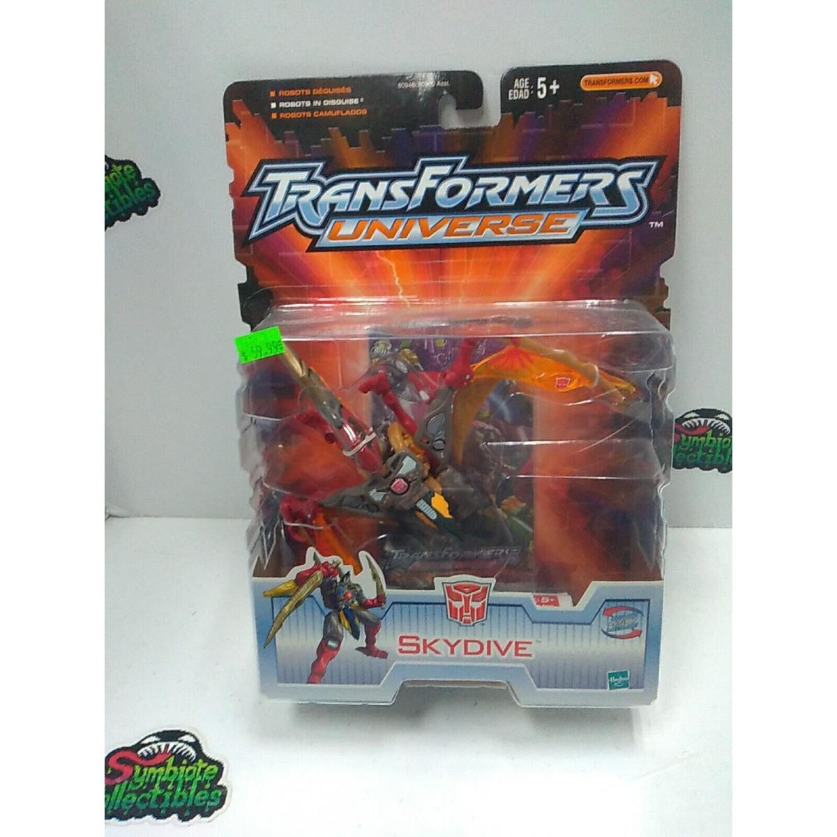 Transformers Universe Robots in Disguise Skydive with CD 2003