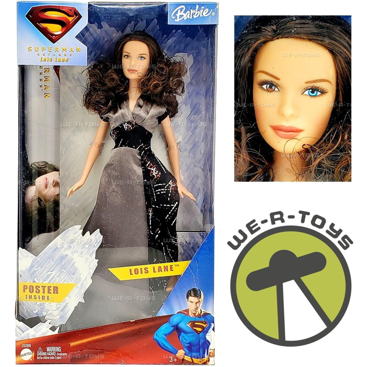 Superman Returns Lois Lane Barbie Doll 2005 Mattel J5288