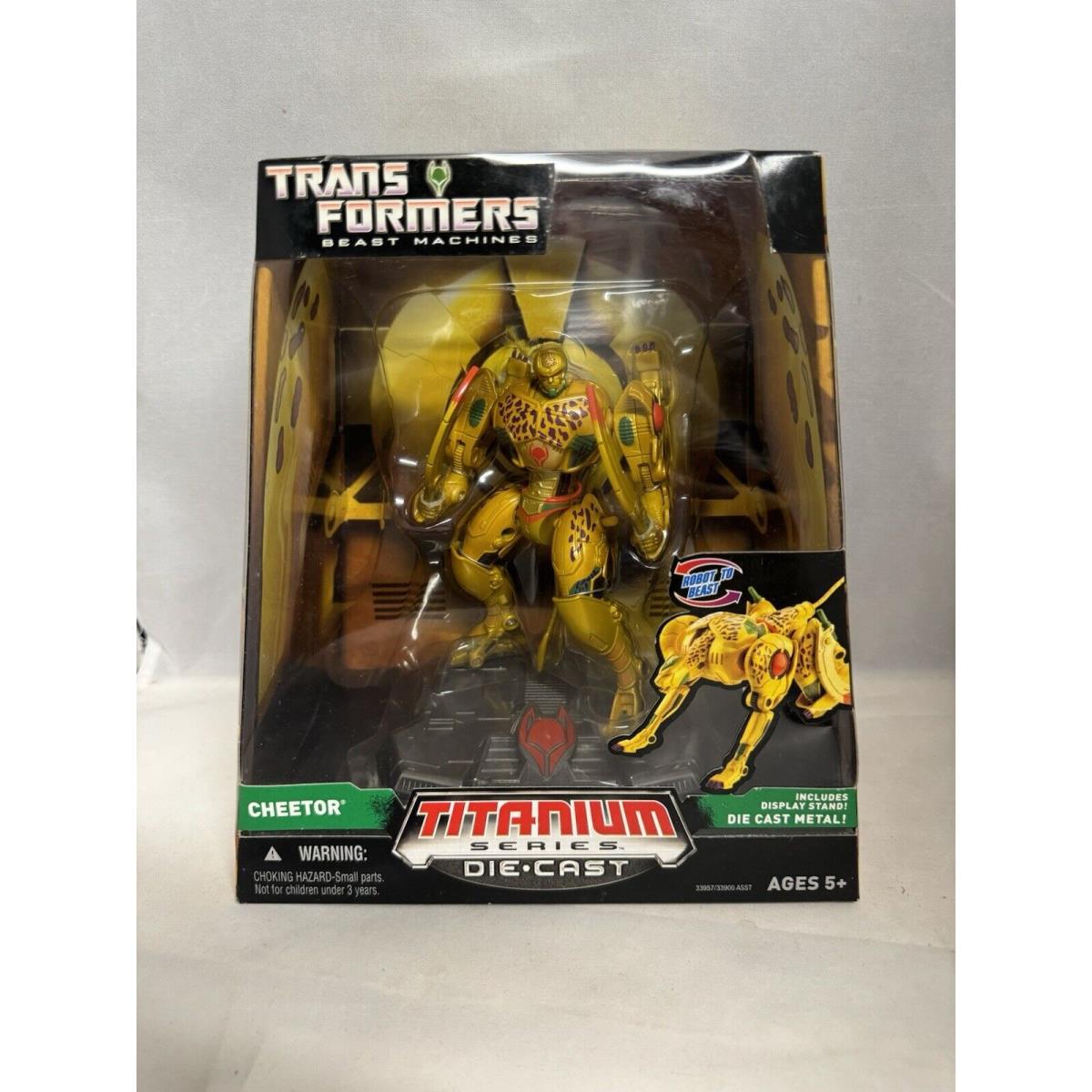 Transformers Titanium Series Die Cast Cheetor Beast Machines Wars Hasbro Toy