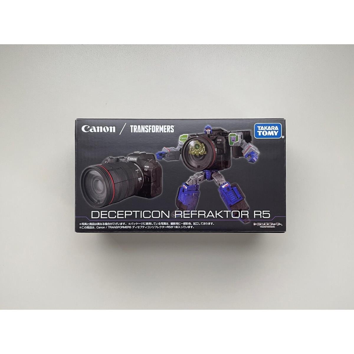 Hasbro Takara Tomy Transformers x Canon Camera: Decepticon Refraktor R5