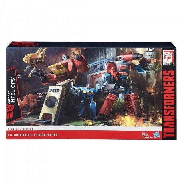 Platinum Edition - Autobot Intell Ops Set - Blaster Perceptor - Red