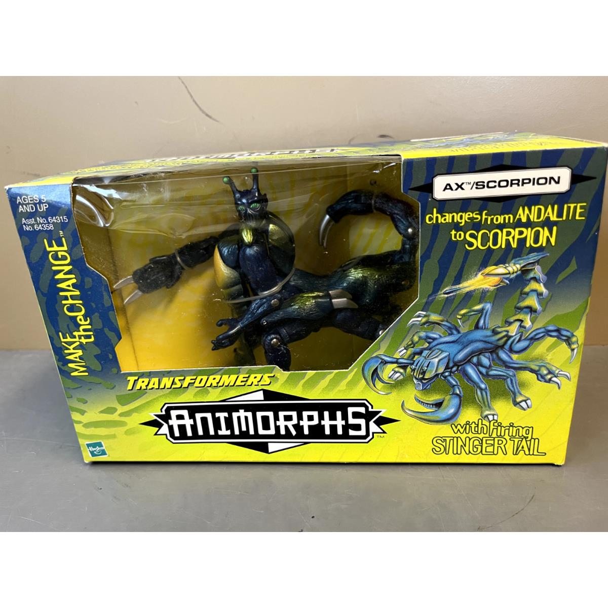 Hasbro 1998 Transformers Animorphs AX / Scorpion