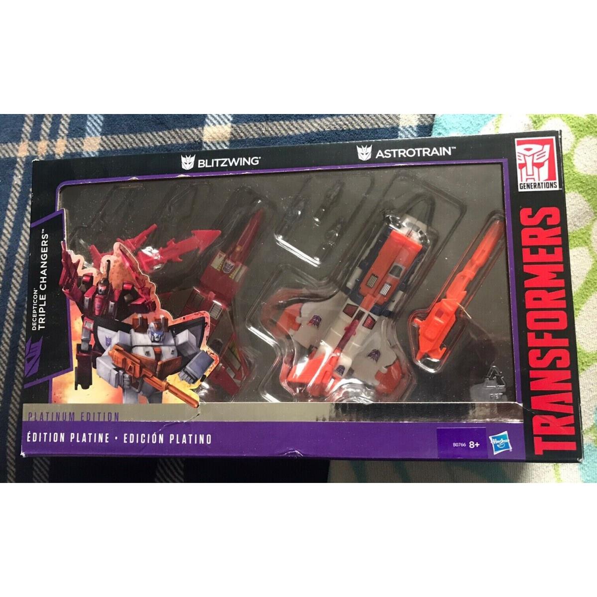 Transformers Platinum Triple Changers Astrotrain Blitzwing Misb 2008 Rare