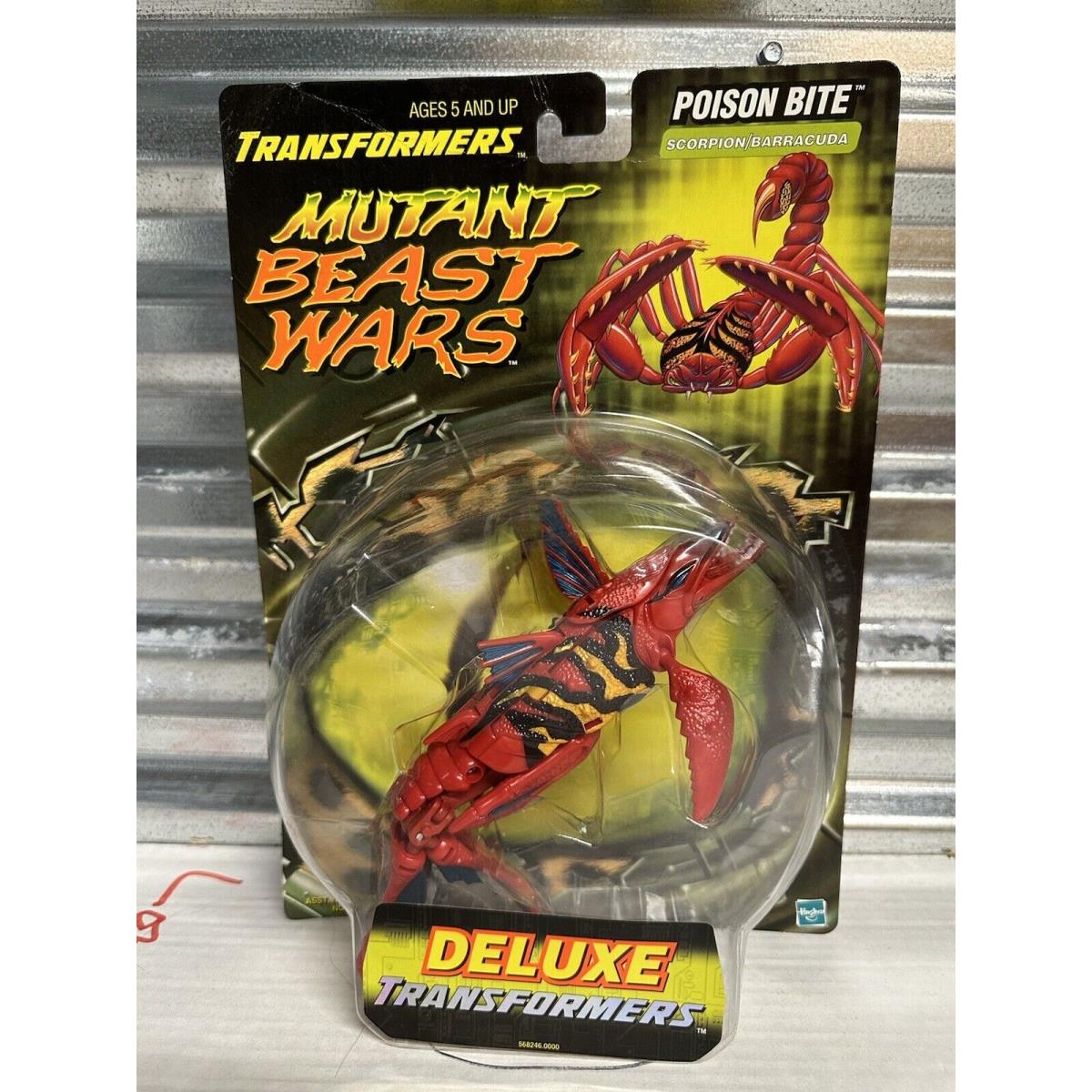 Hasbro 1999 Transformers Mutant Beast Wars Deluxe Poison Bite Moc