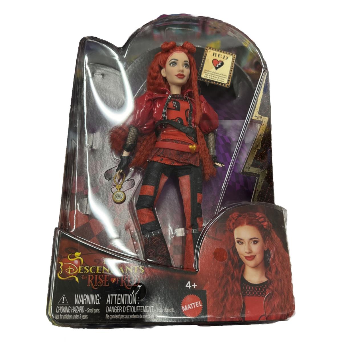 Mattel Disney Descendants 4 The Rise Of Red Fashion Doll New/