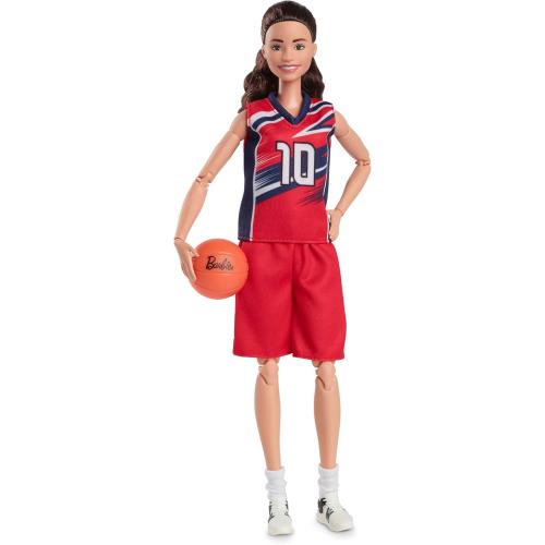 Barbie Signature Sue Bird Doll with No.10 Uniform Clothes Basketball Accessory