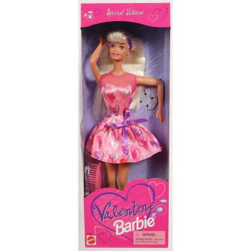 Valentine Barbie Doll Special Edition 17649 Never Removed From Box 1997 Mattel