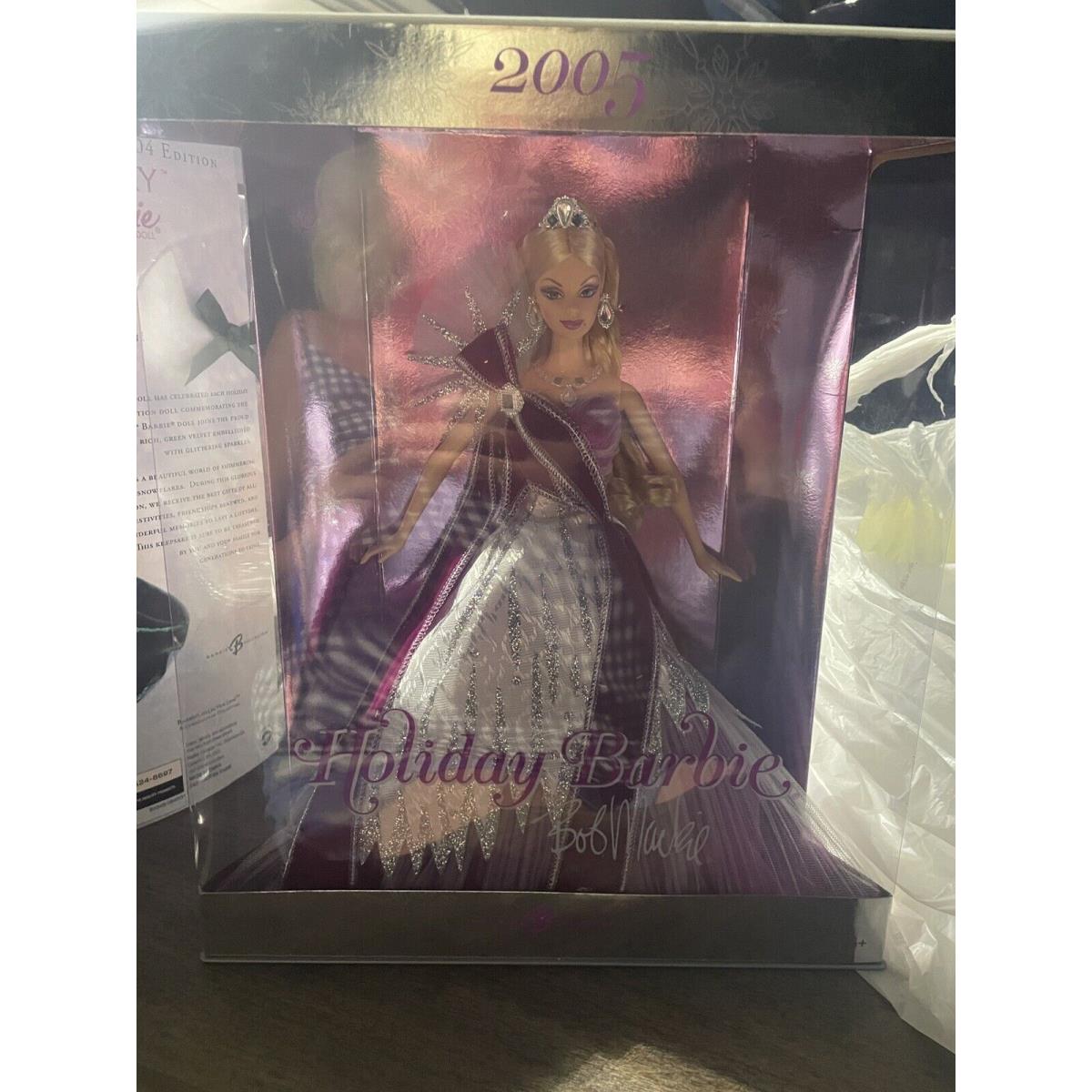 2005 Mattel Holiday Barbie Doll Special Edition Bob Mackie