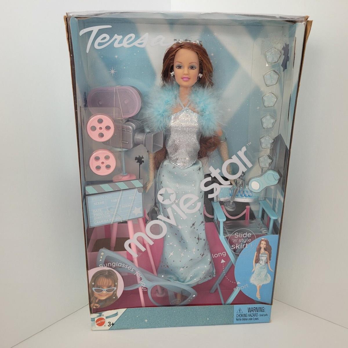 Barbie Movie Star Teresa Slide n Skirt Doll Mattel 2003 Y2K