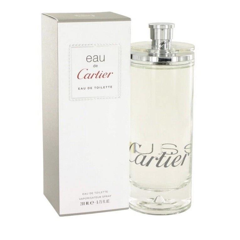 Eau DE Cartier by Cartier 6.75 oz 200 ml Eau de Toilette Spray Unisex